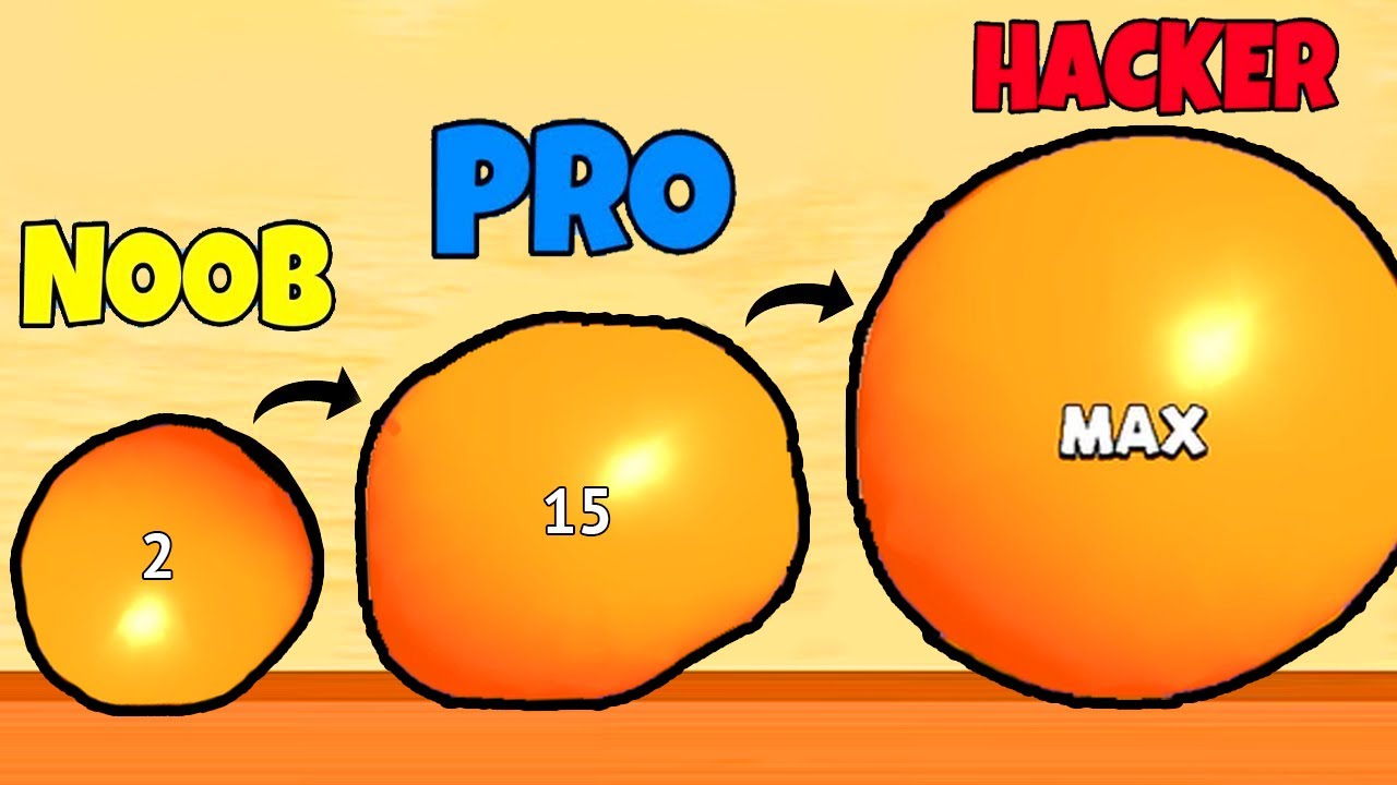 Blob Job 3D - NOOB vs PRO vs HACKER | Max Level Blobs