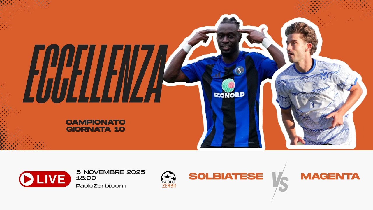 [DIRETTA] Eccellenza - Giornata 10 | Solbiatese - Magenta