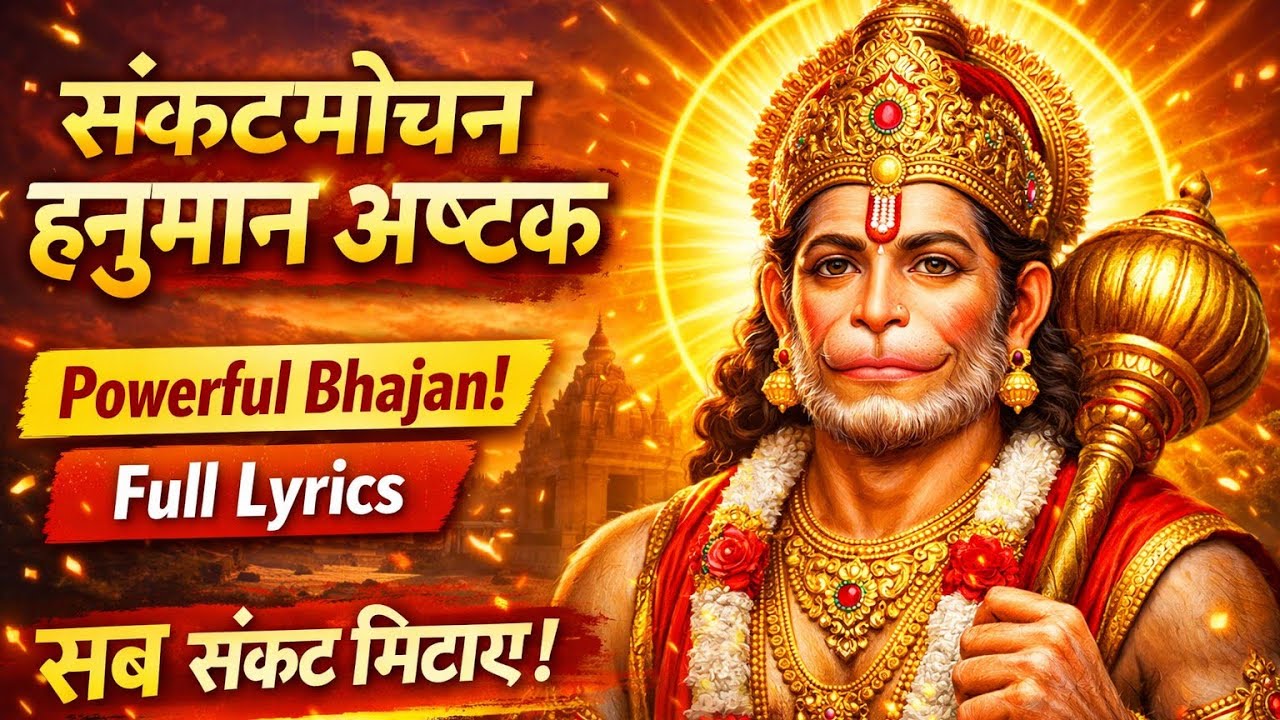 मंगलवार special 2026: Sankat Mochan Hanuman Ashtak | संकटमोचन हनुमान अष्टक - Shree #HanumanAshtak