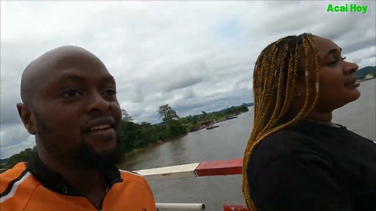 Crossing the Longest Bridge of Lambar&eacute;n&eacute; Gabon with Loria