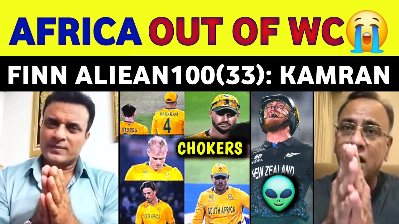 Pak Media Crying On South Africa Chokers Out Of World Cup | Finn Allen 100 Runs 33 Balls | Nz Final