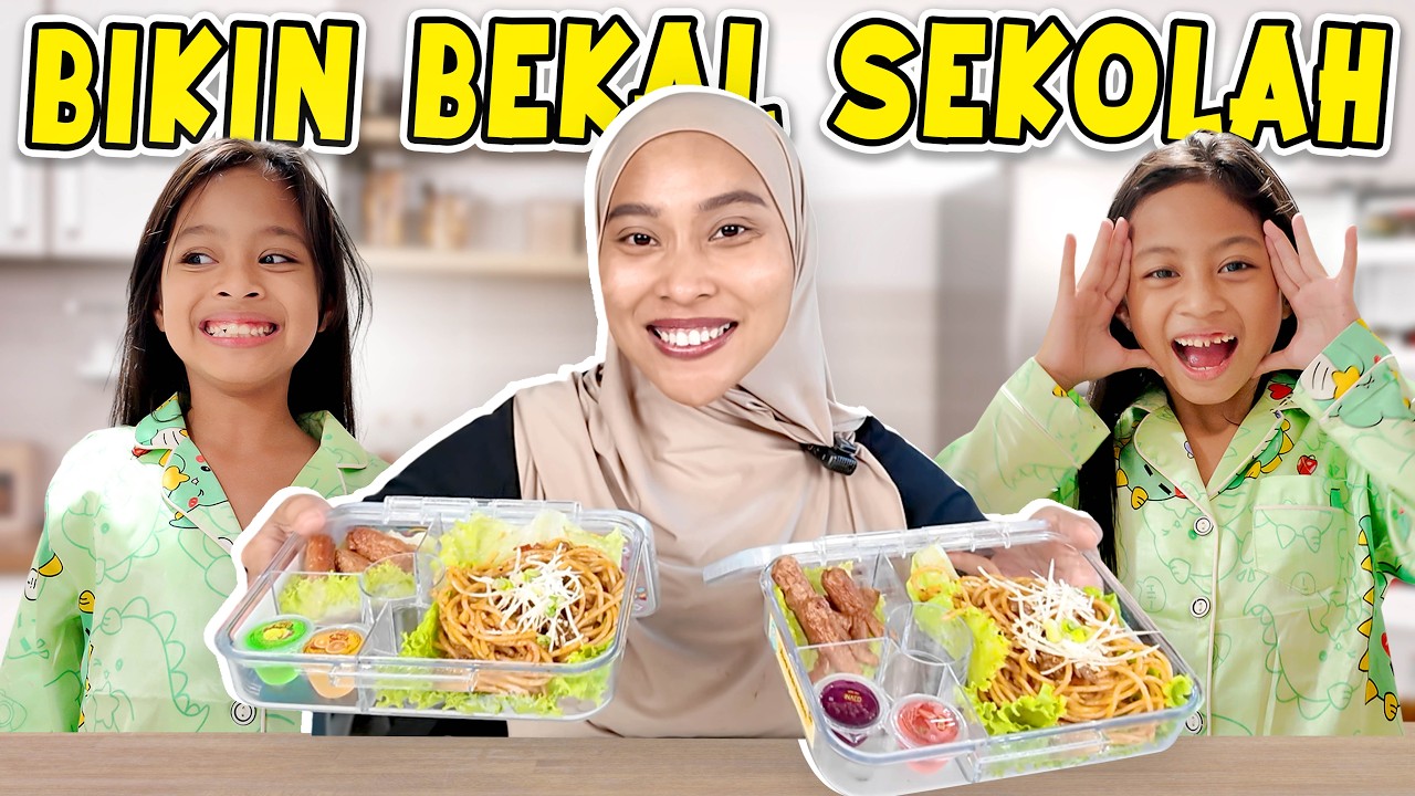 BIKIN BEKAL SEKOLAH UNTUK ALUNA DAN AMANDA!! SEENAK INI...