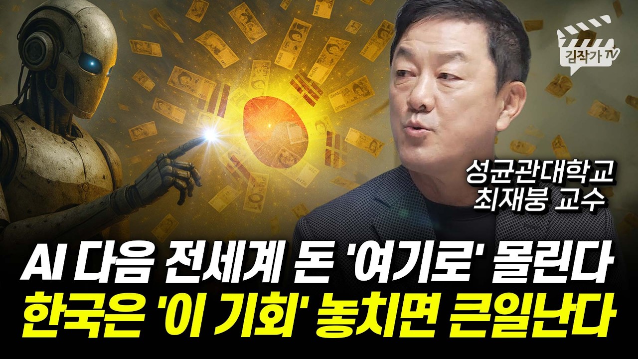 AI 다음 전세계 돈 '여기로' 몰린다, 한국은 '이 기회' 놓치면 큰일난다 (최재붕 교수)