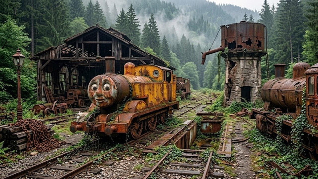 Extreme Restoration 100 Year Old Thomas the Train Locomotive Rescued After Years of Decay