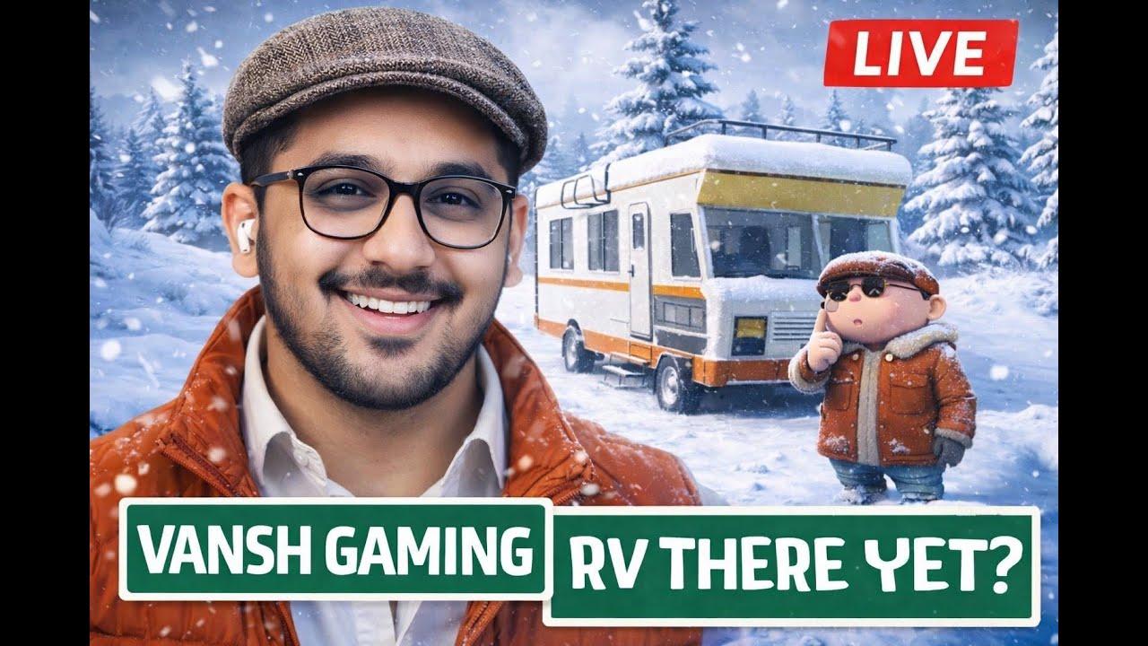 Day 3 | ❄️ Stuck in Snow with an RV?! | RV There Yet? LIVE 😂| Vansh Gaming