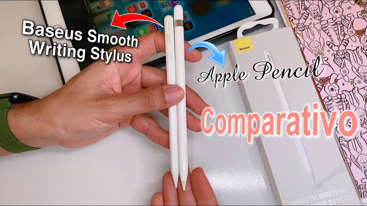 Apple Pencil x Caneta Baseus Smooth Stylus Active