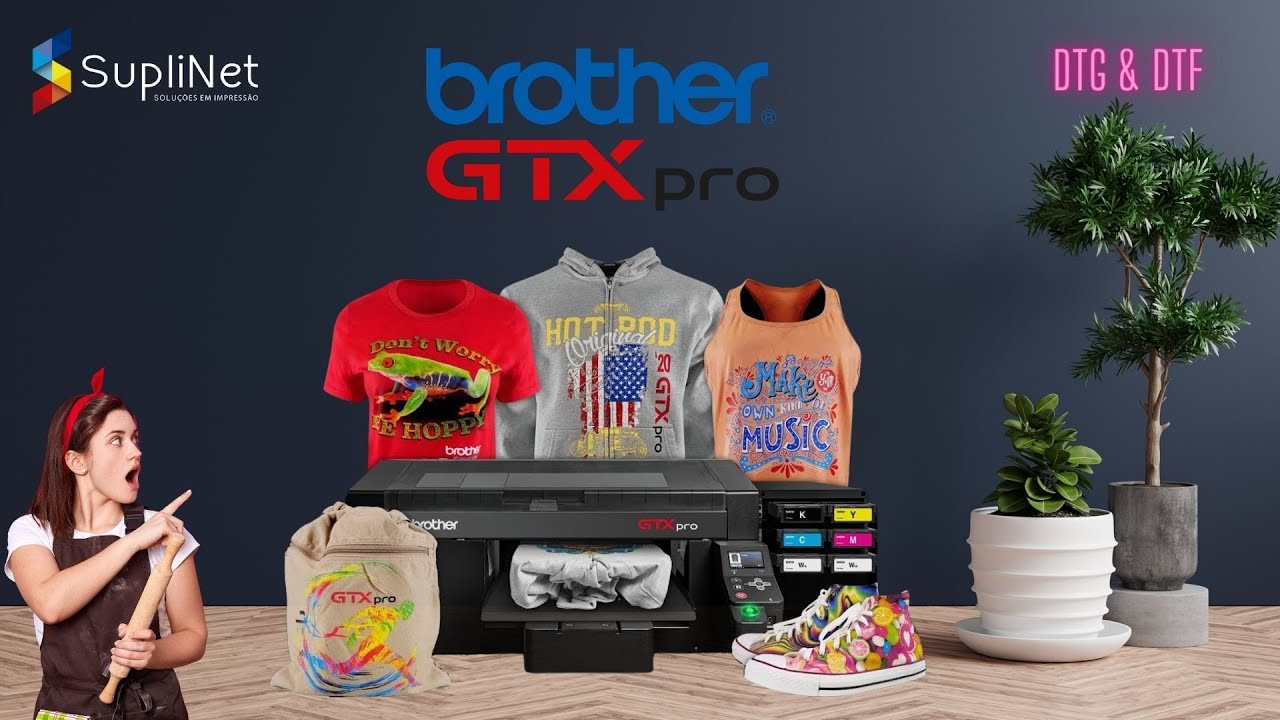 Brother GTX pro: Impressora DTG com a impress&atilde;o mais r&aacute;pida da categoria