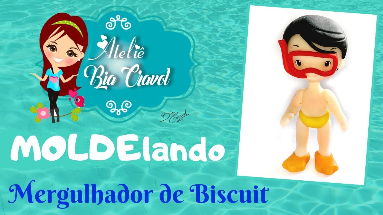 Mergulhador de Biscuit -  Fofinho - MOLDElando