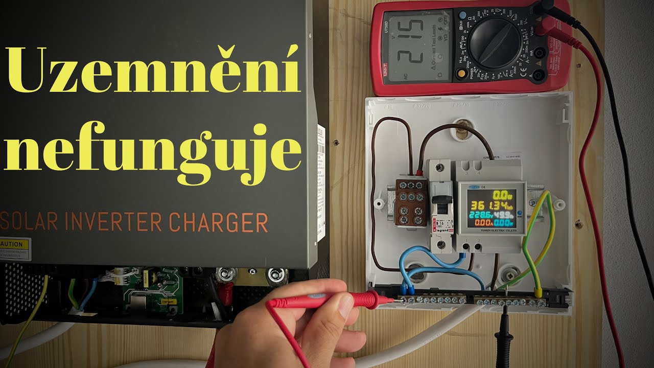 Uzemnění měniče stále nefunguje