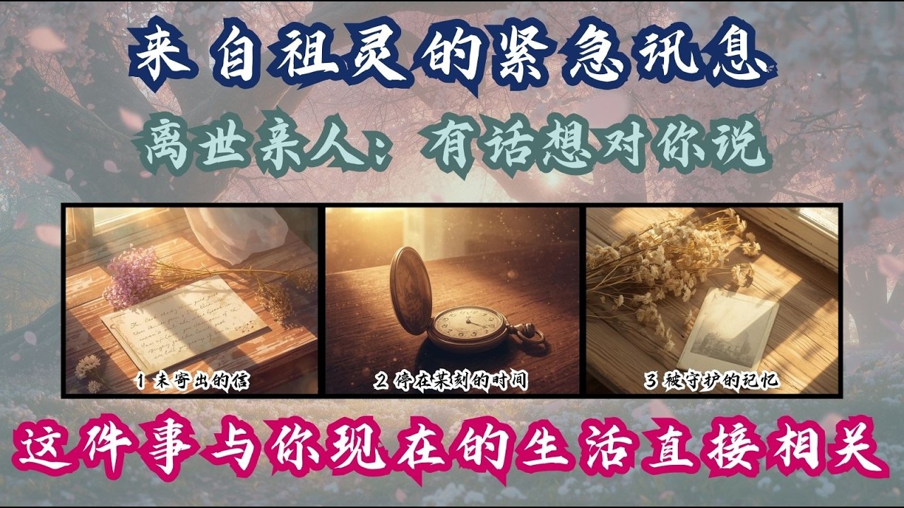 PICK A CARD 来自祖灵的紧急讯息｜离世亲人还有话想对你说｜这件事与你现在的生活直接相关 TIMELESS TAROT🍀無時間限製塔罗占卜🕉