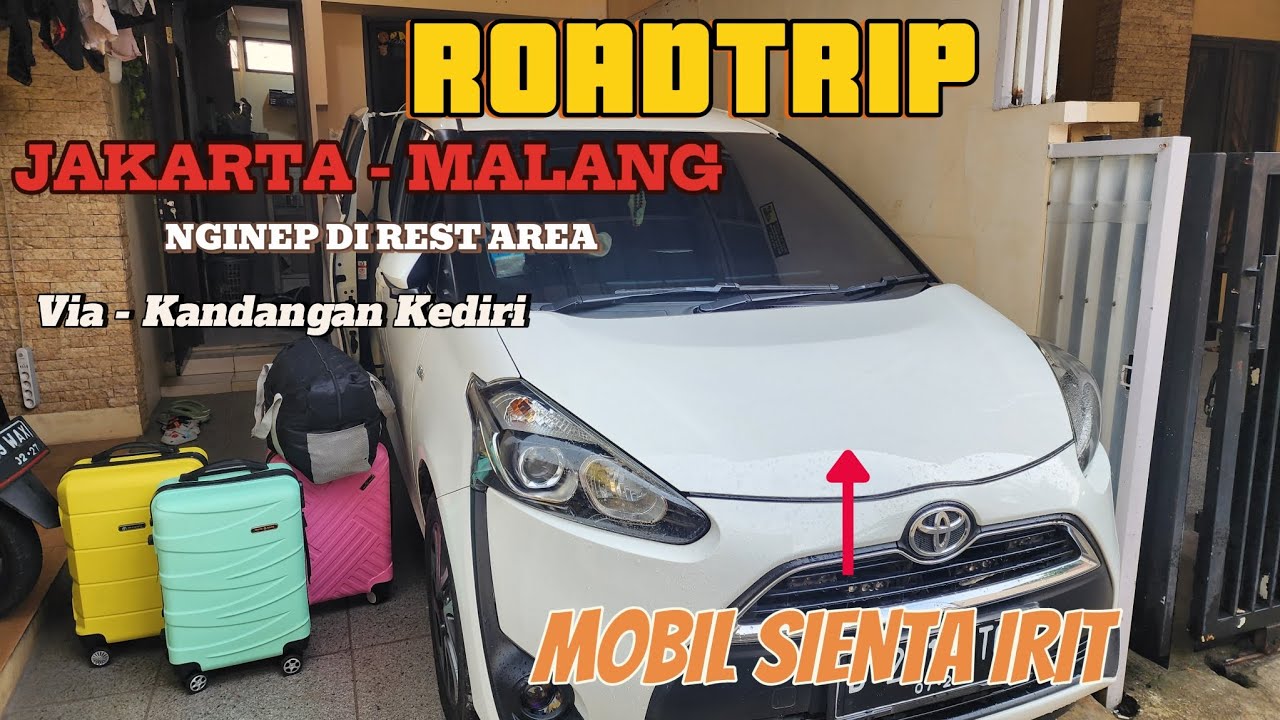 POV Roadtrip Jakarta-Malang Via Kandangan Kediri | Perjalanan Nyaman dengan Toyota Sienta Family Car