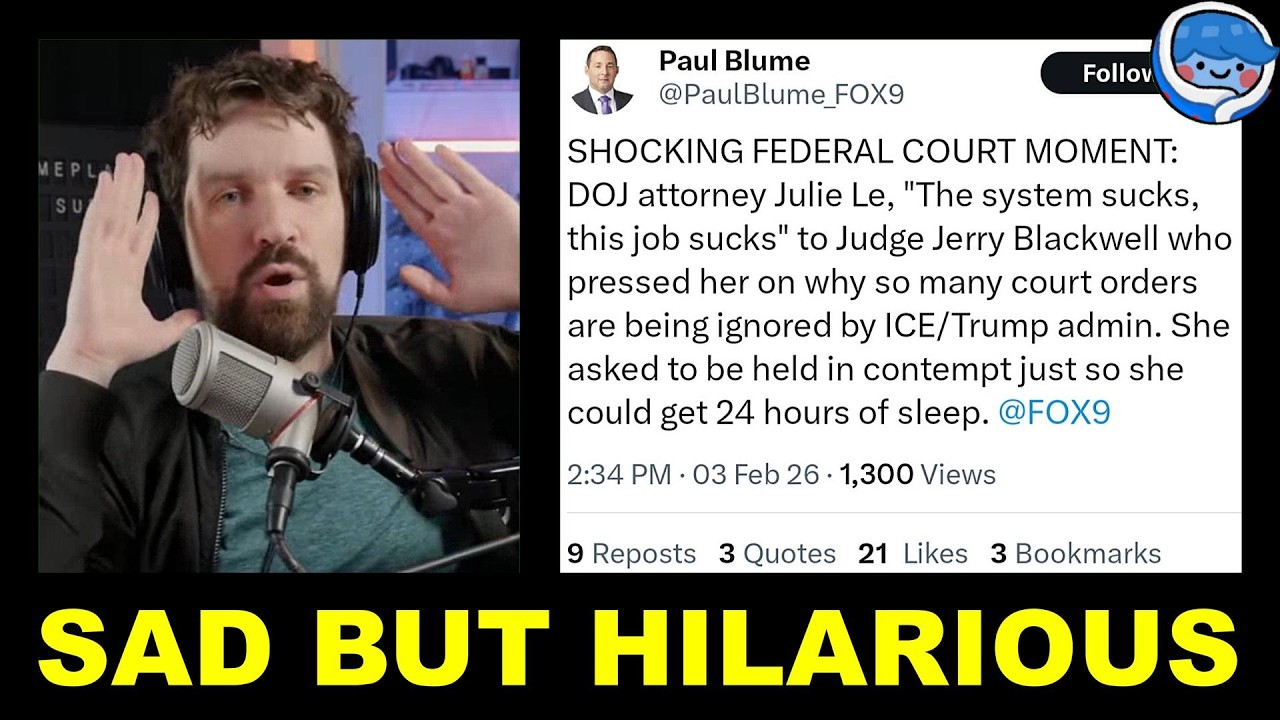Destiny Reads the Transcript of the INSANE Hearing in Segundo v. Pam Bondi Case | #ICE #DHS @destiny