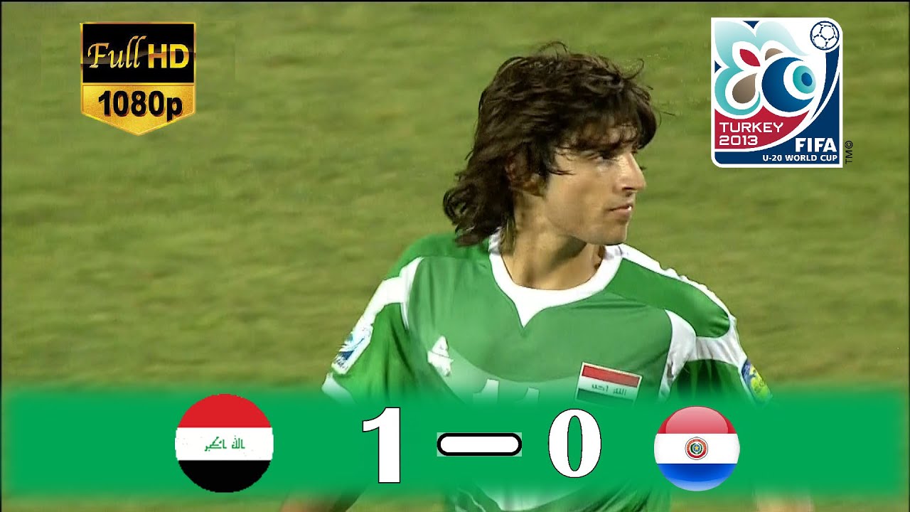 أسود الرافدين تطيح بأحلام باراجواي و تبلغ ثمن النهائي - العراق و باراجواي كاس العالم للشباب 2013
