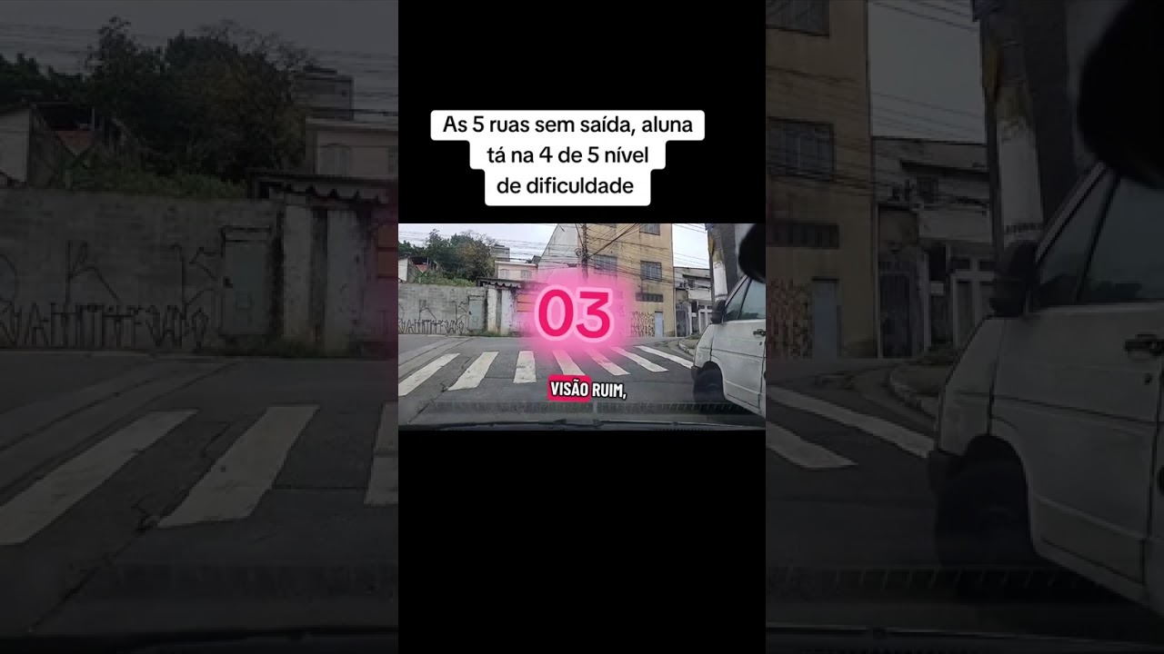 As cinco ruas sem saída e subida difícil 