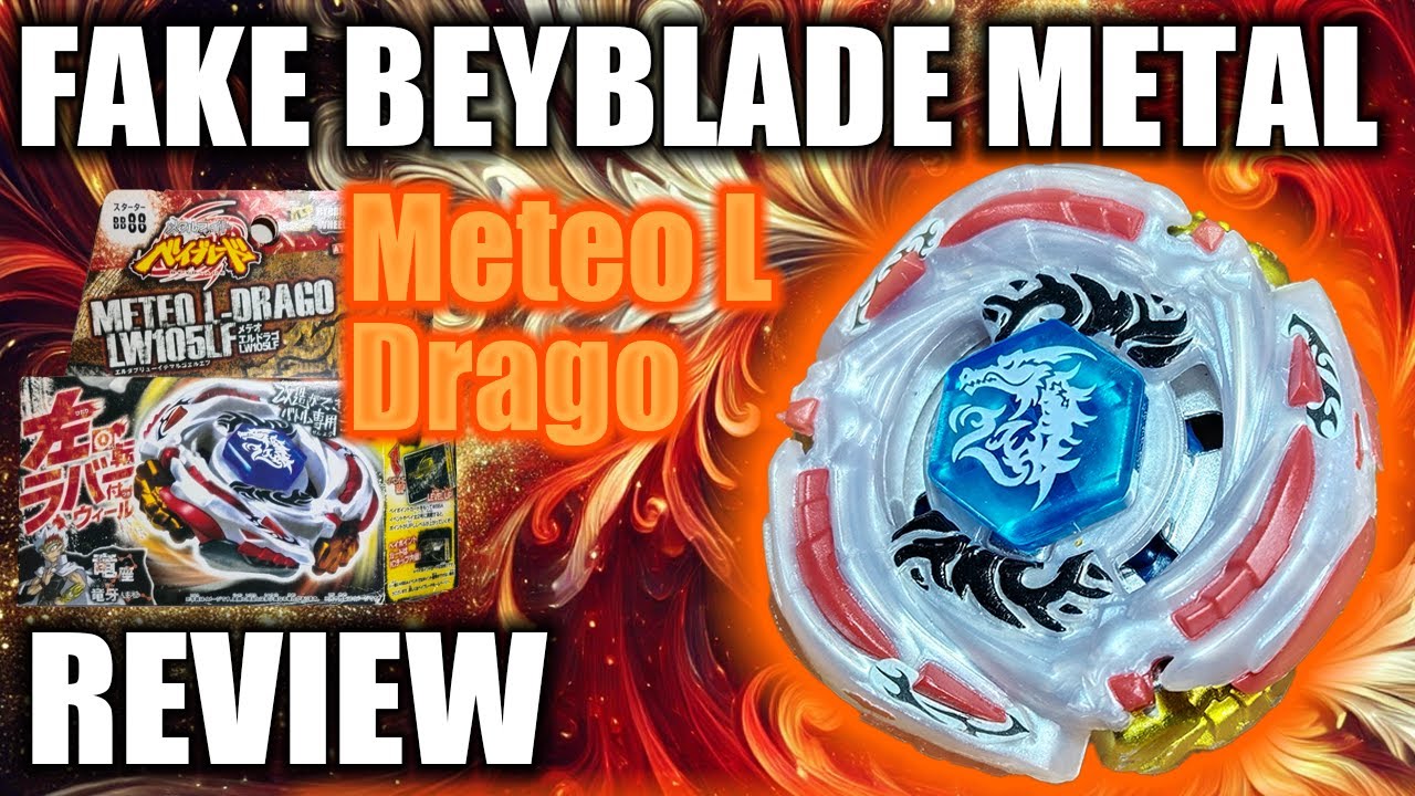 MidFake BB-88 Meteo L-Drago LW105LF Beyblade Metal Masters Review