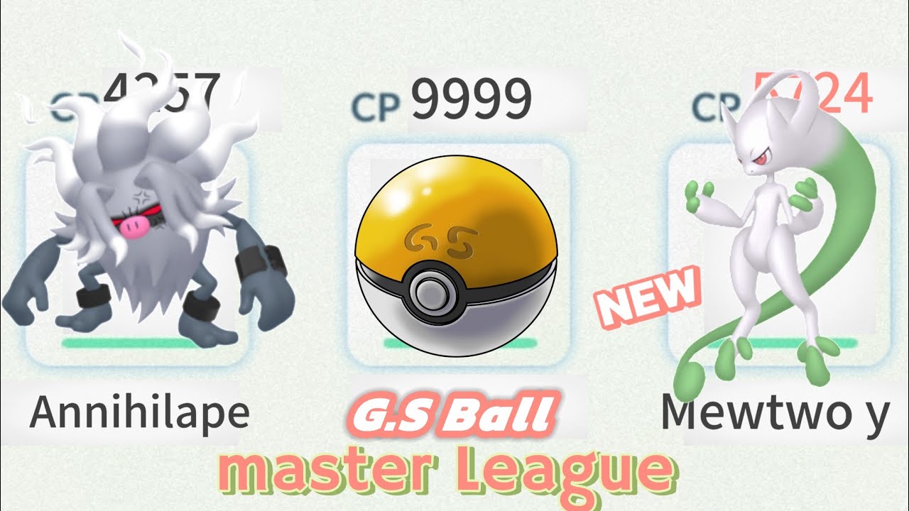 MASTER LEAGUE 😱 Using MEGA MEWTWO Y G.S BALL ANNIHILAPE LEGENDARY POKEMON  