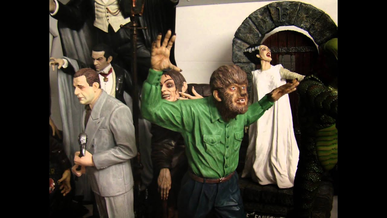 horror and sci fi figure kits (up close)
