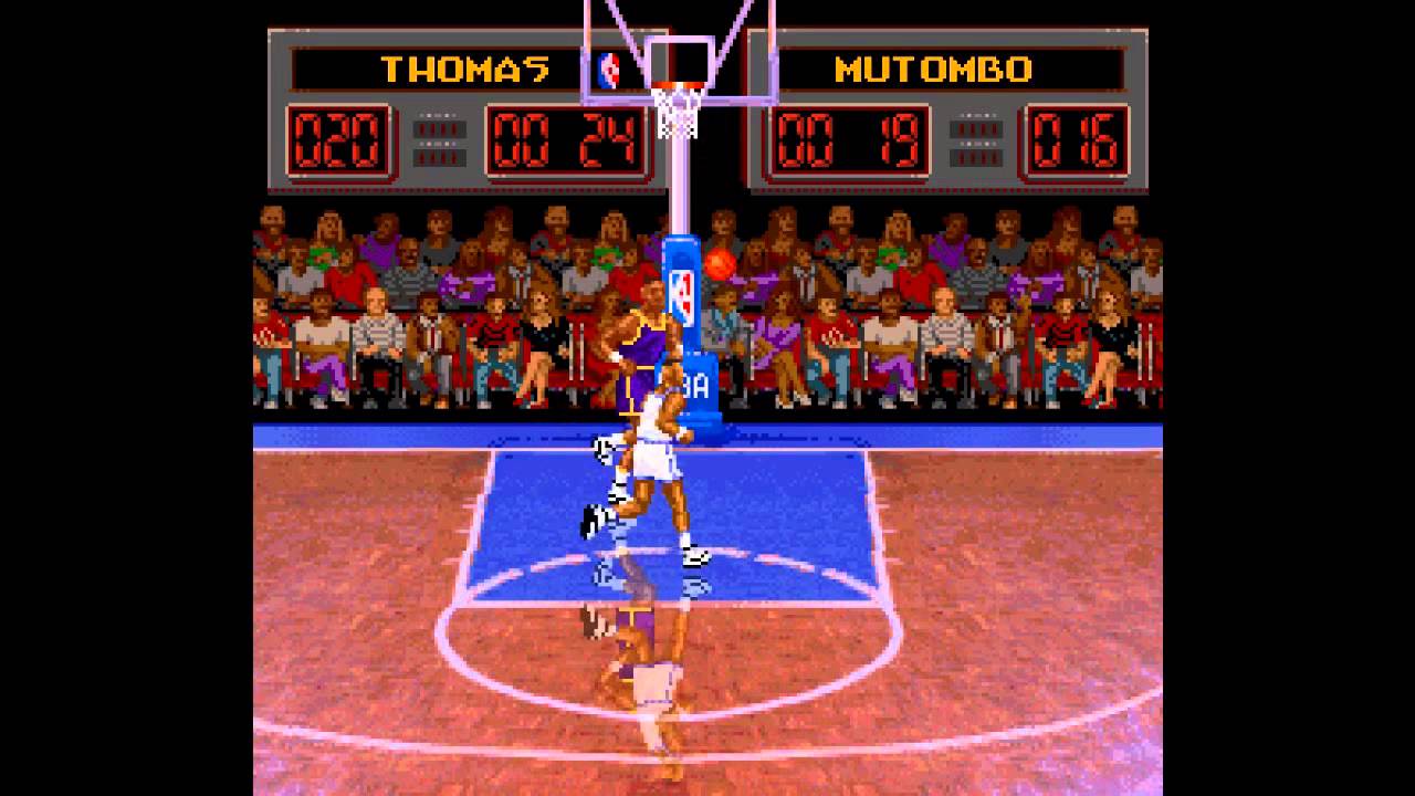 NBA All-Star Challenge ... (SNES) 60fps Gameplay