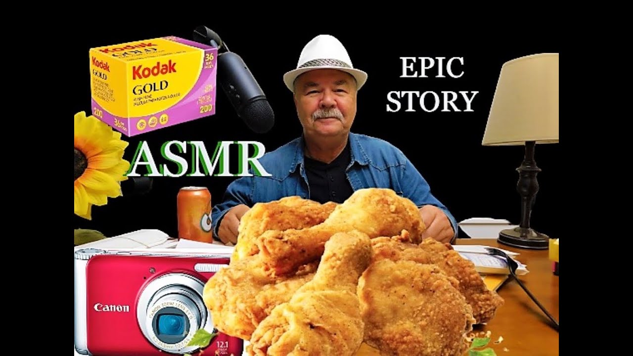 ASMR EATING CHICKEN MUKBANG: 