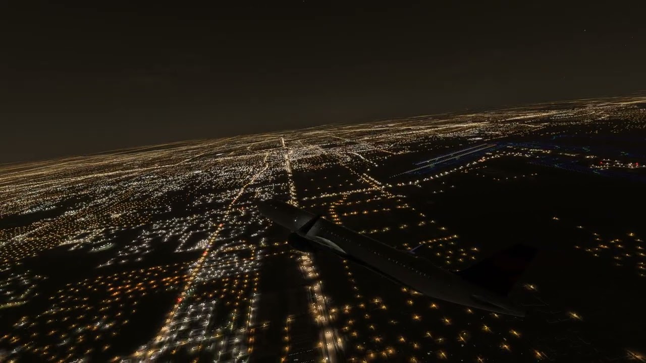 Landing in Houston with Go-Around
