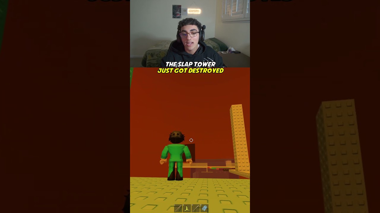 Башню пощечин только что разрушили!