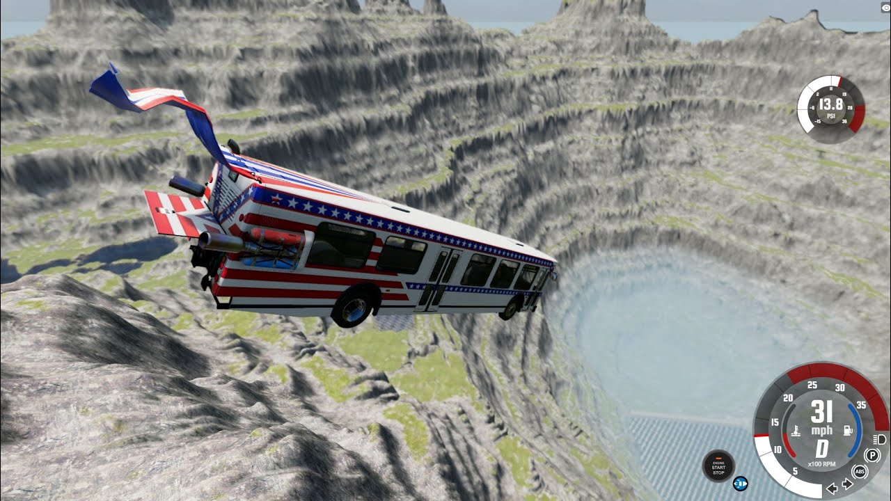 school bus Crush BeamNG drive 2026
