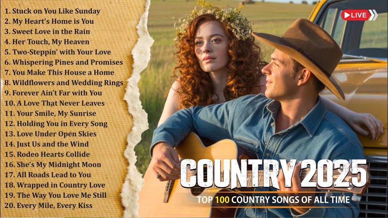 Relaxing Country Music Playlist - 24/7 🤠✨