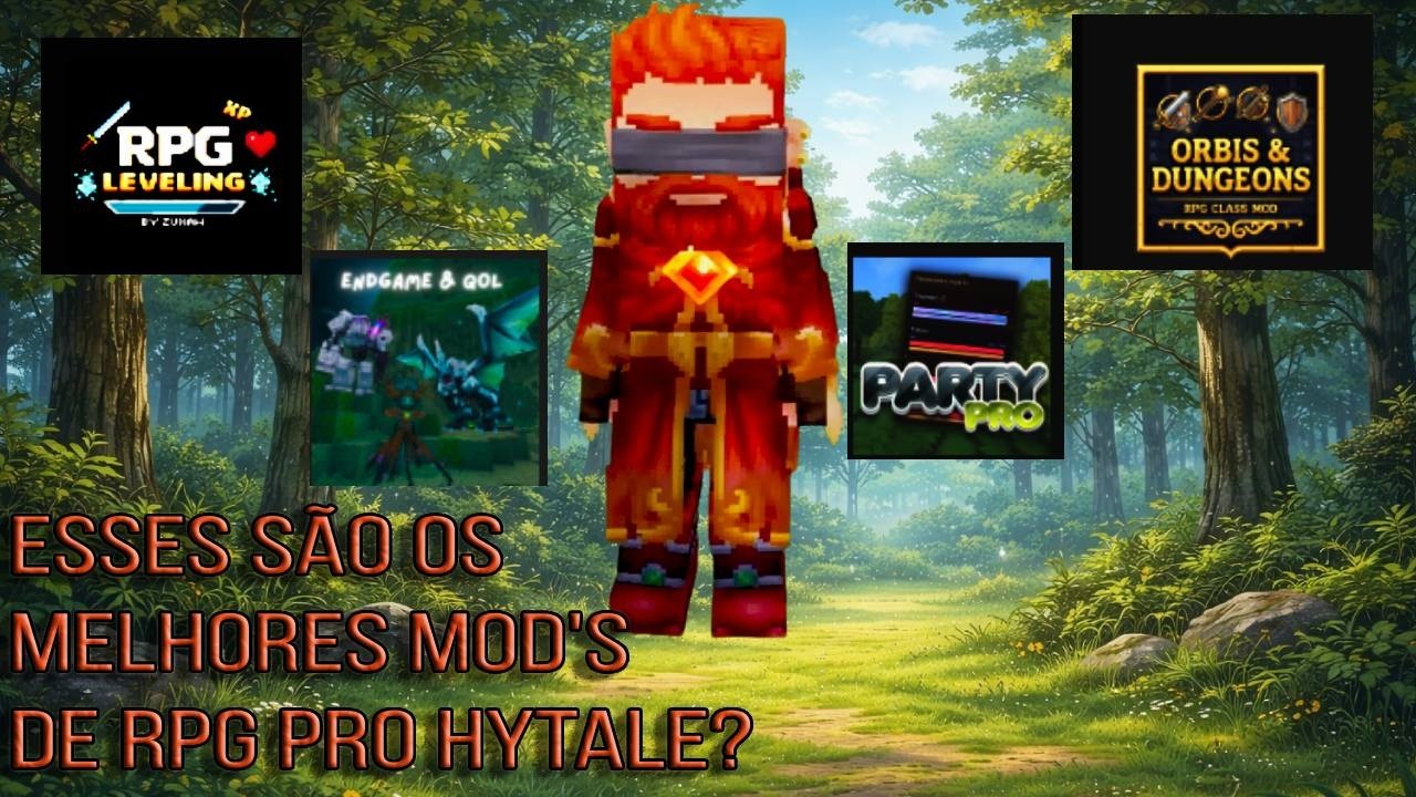 MELHORES MOD RPG DO HYTALE???