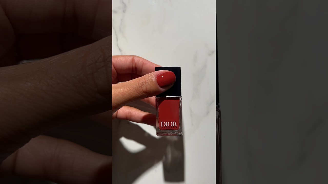 Dior nail polish swatch #diorbeauty #dior #luxurybeauty #nails #nailpolish