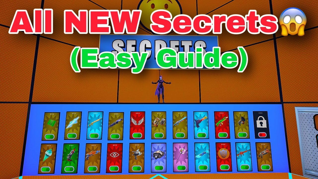Fortnite UNC Super Pit ALL SECRETS😱(Easy Guide)!!
