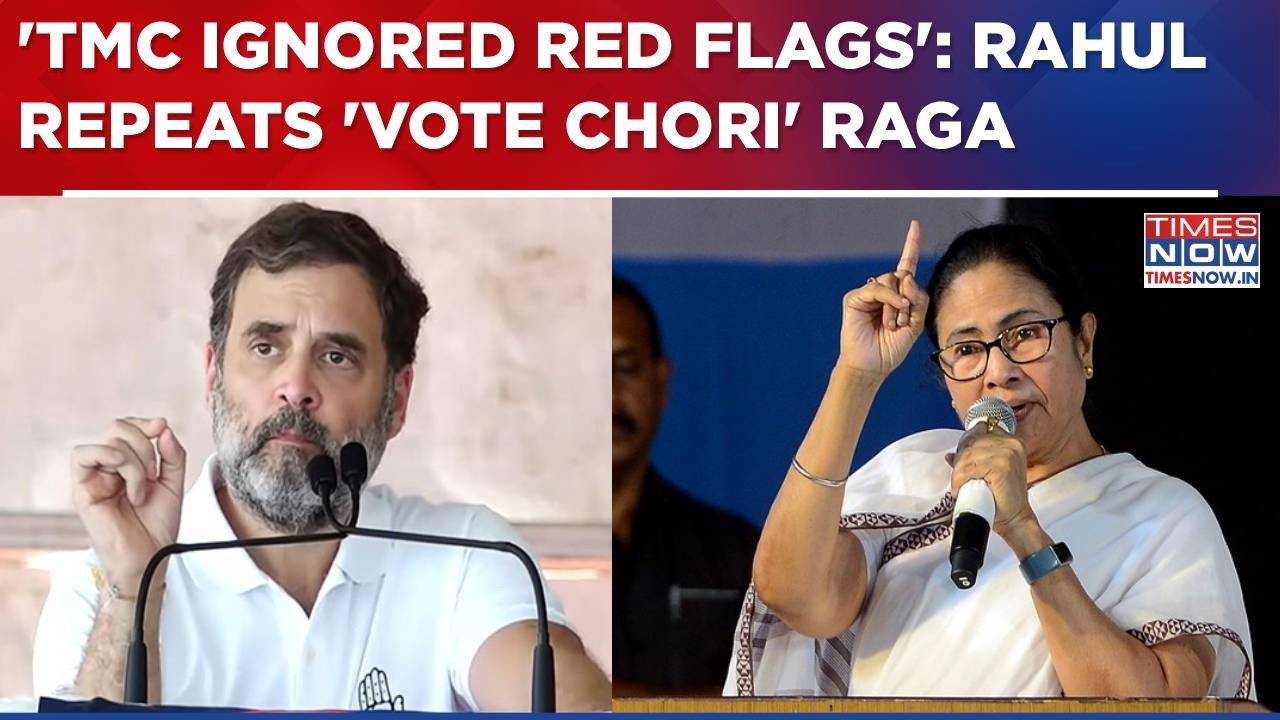Rahul Gandhi Back To 'Vote Chori' Raga, Cites Maharashtra & Haryana Results: 'TMC Ignored Red Flags'