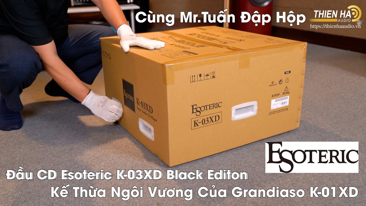 [Phần 1] Unbox Đầu CD Esoteric K-03XD Black Editon - Kế Thừa Ngôi Vương Của Grandiaso K-01XD