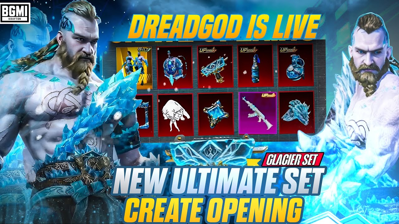 NEW ARCTIC CONQUEROR ULTIMATE SET | GLACIER UZI CRATE OPENING | #bgmi #newcrateopening #pubgmobile