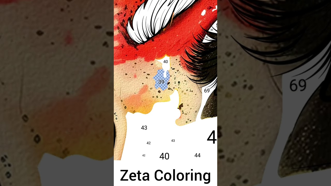 Digital mandala colouring viral video Zeta Coloring pages satisfying Digital painting trending video