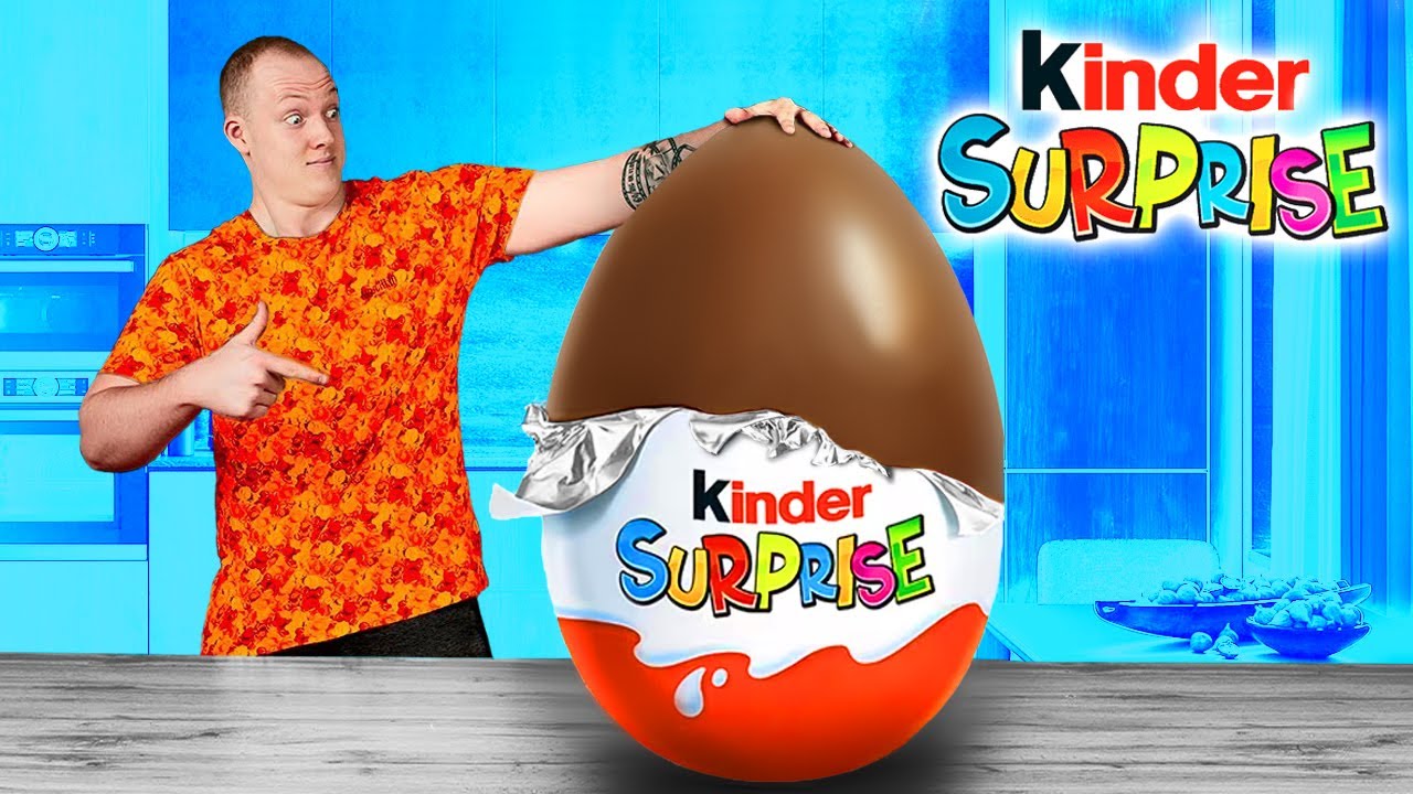 Kinder Surprise Gigante | Come realizzare il Kinder Surprise fai-da-te più grande del mondo VANZAI