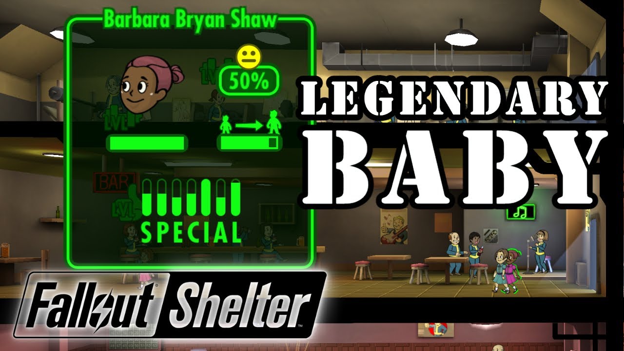 Mass Produce LEGENDARY BABY Vault Dwellers! - Fallout Shelter.