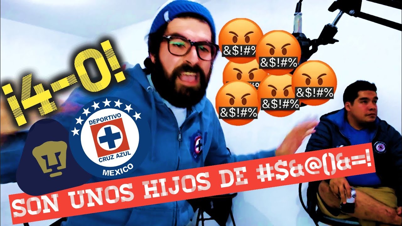 ¡MI REACCIÓN EN VIVO A LA MADRE DE TODAS LAS CRUZAZULEADAS! 🤬😡😤 | Pumas 4-0 Cruz Azul