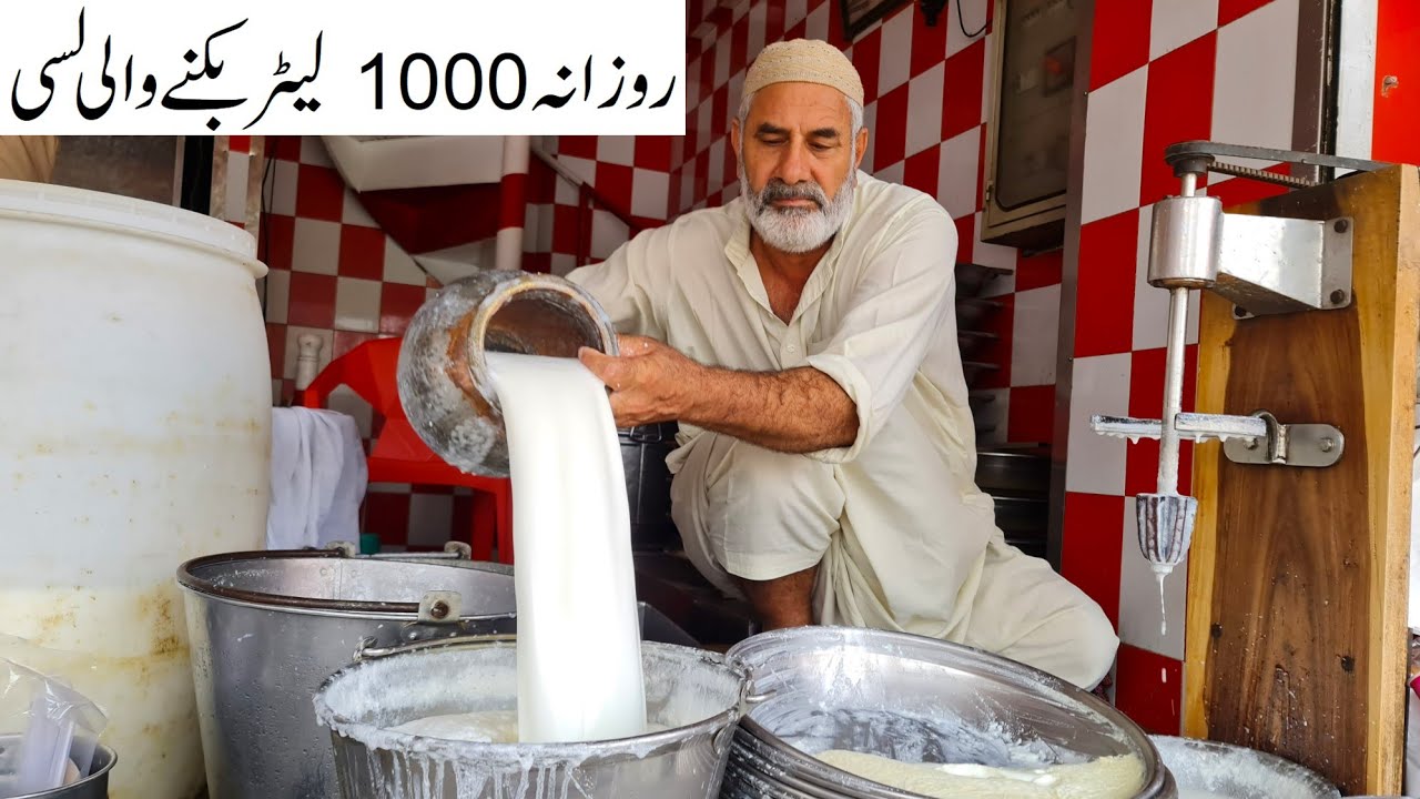 1000 Litre Buttermilk Selling Everyday | Faisalabad Street Food | Pakistani Street Food | Mubashir