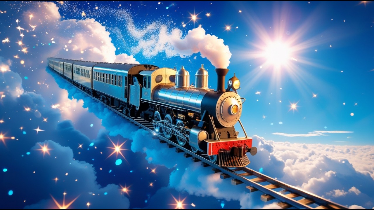🚂🌙 DREAM LAND TRAIN Song for Kids | Magical 3D Bedtime Adventure ✨