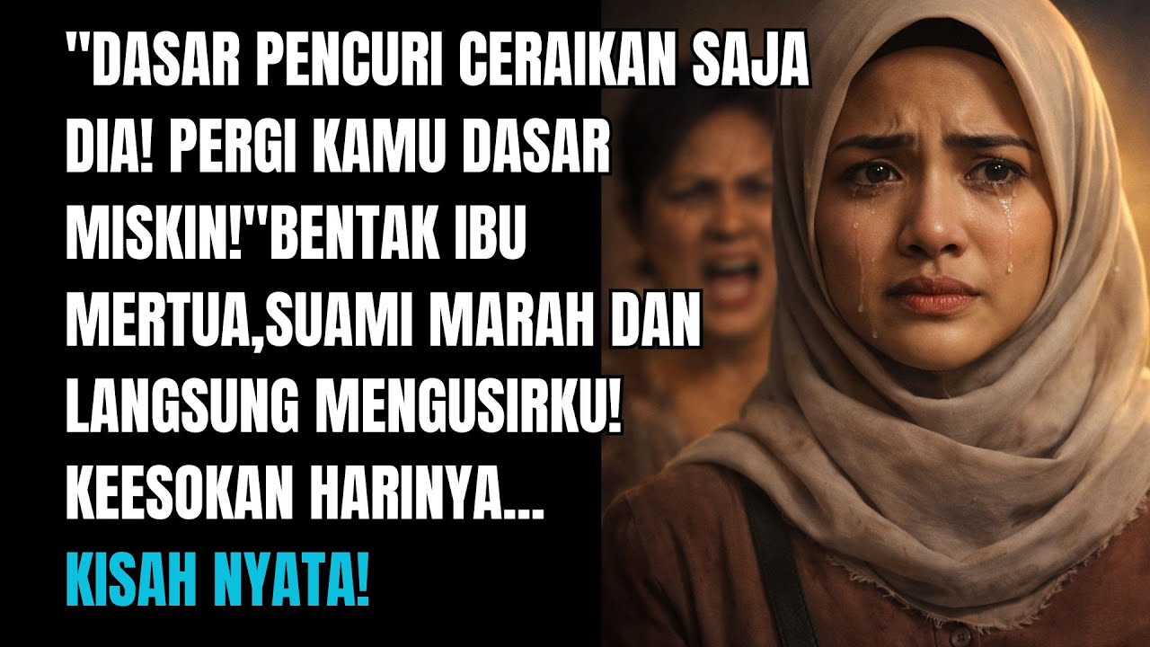 AKU DIFITNAH MENGAMBIL KALUNG IBU MERTUA "DASAR PENCURI CERAIKAN SAJA DIA! PERGI KAMU DASAR MISKIN!