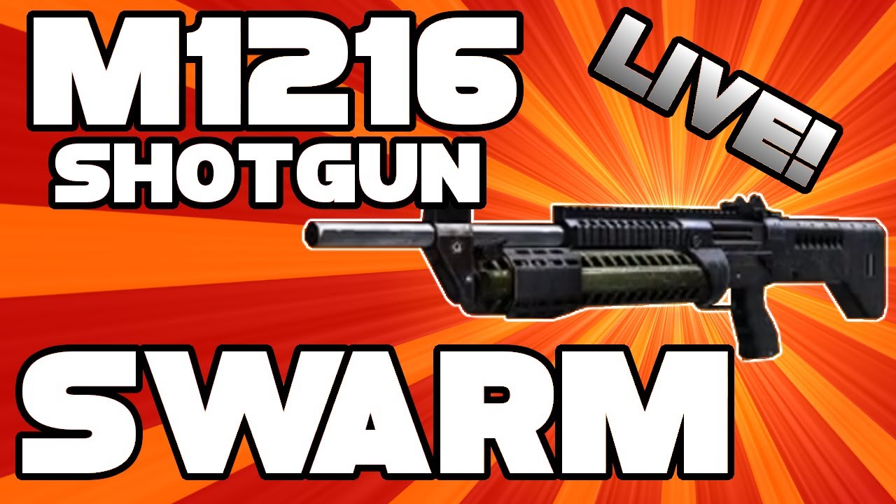 M1216 Swarm! Black Ops 2 Swarm w/ Every Shotgun #1 (BO2 Live Facecam Gameplay)