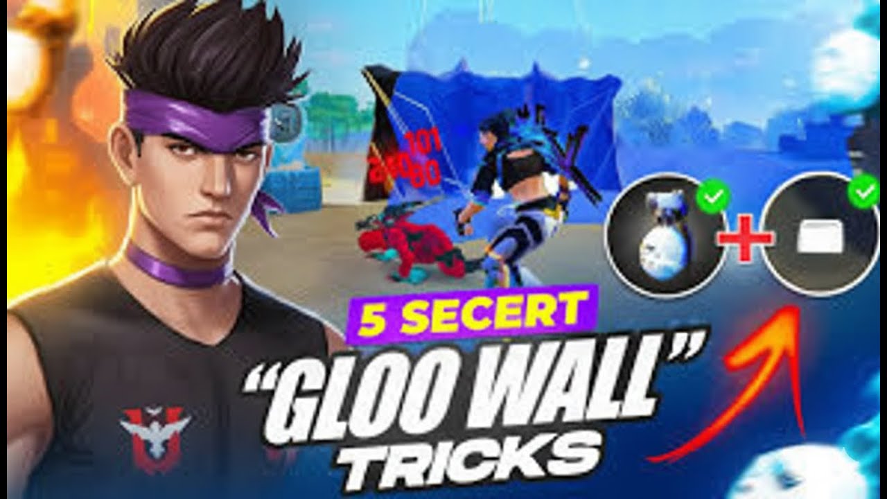 TOP 5 SECRET FAST GLOO WALL TRICKS ☠️🔥   Tricks  How To Make Fast Gloo Wall  Free Fire Max