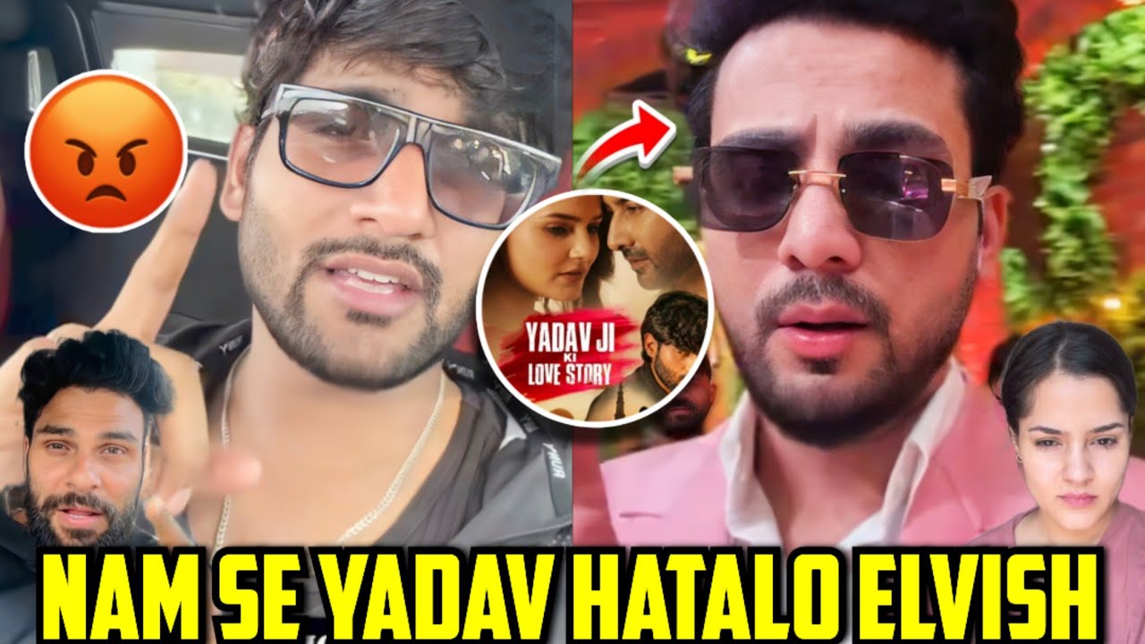 OMG🤯-Aniket Yadav Angry With Elvish Yadav For Not Taking Stand On Yadav Ji Ki Love Story?Poppy Yadav