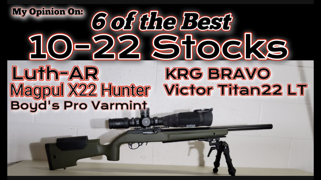 Моё мнение о 6 популярных акциях калибра 10-22: Victor Titan LT, Luth-AR, Magpul X22, KRG BRAVO, ...