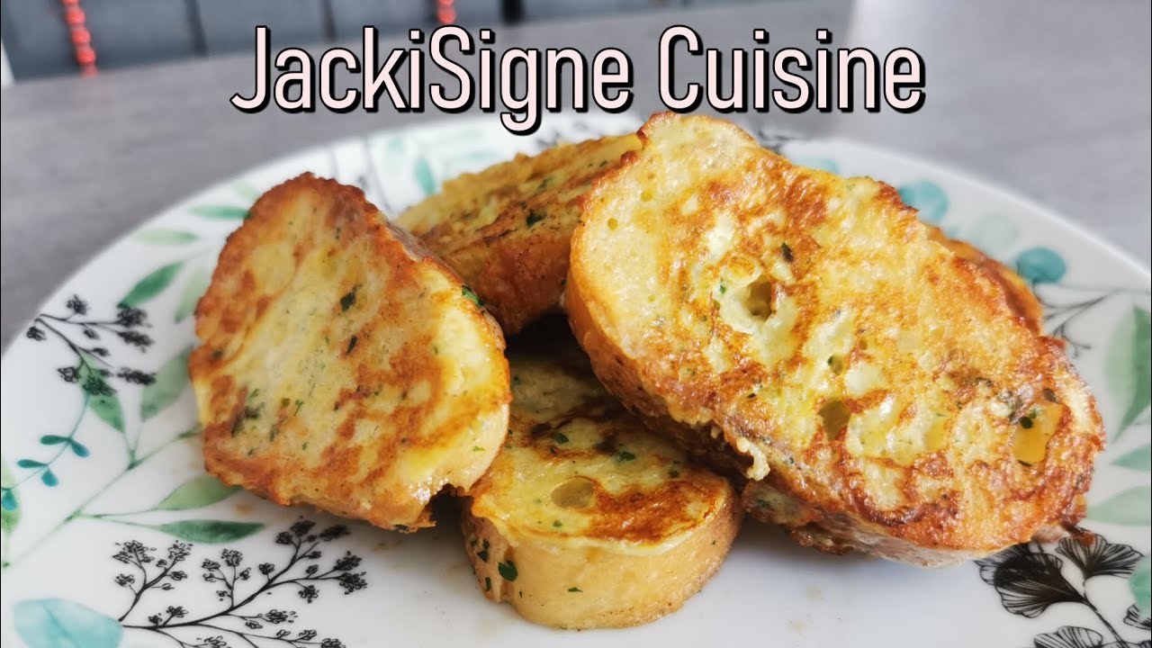 LE PAIN PERDU SALÉ - JackiSigne Cuisine - LSF - VOIX OFF + SOUS-TITRES