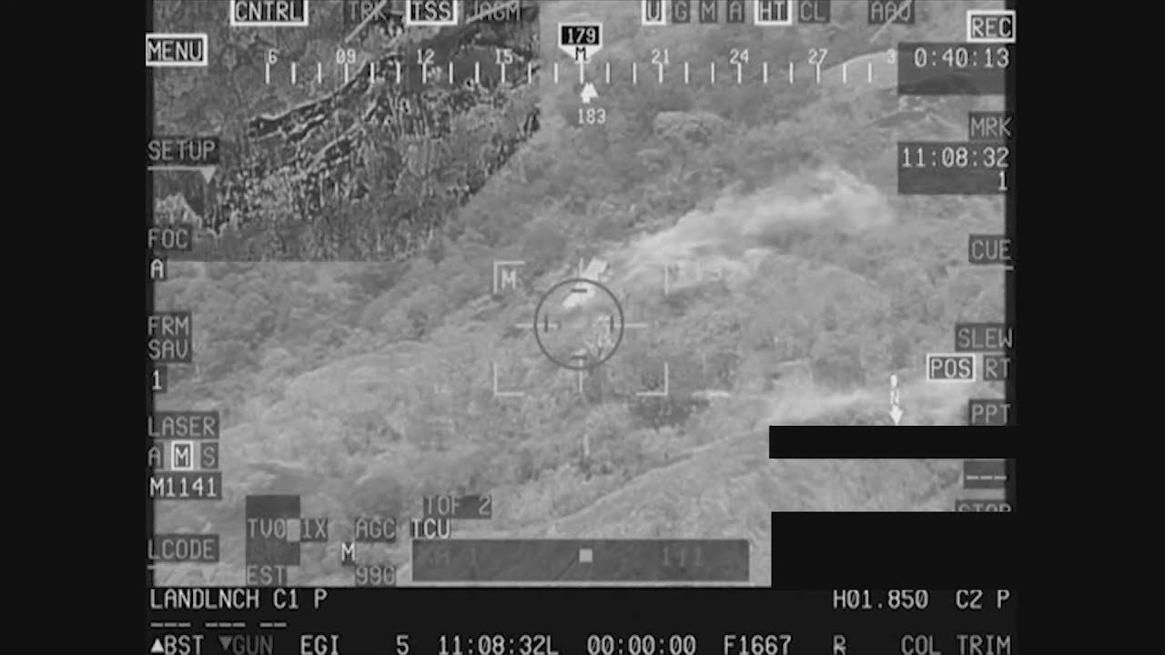 COCKPIT VIEW of a Close Air Support Mission with U.S. Marines