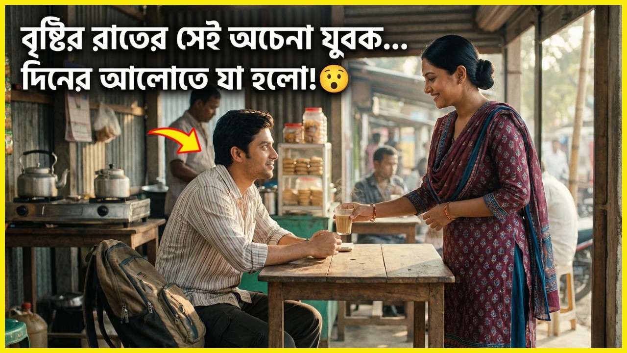 বৃষ্টির রাতে অচেনা যুবককে ঘরে আশ্রয় দিয়েছিল এক নারী! তারপর যা হলো… বিশ্বাস হবে না! 😲Emotional Story