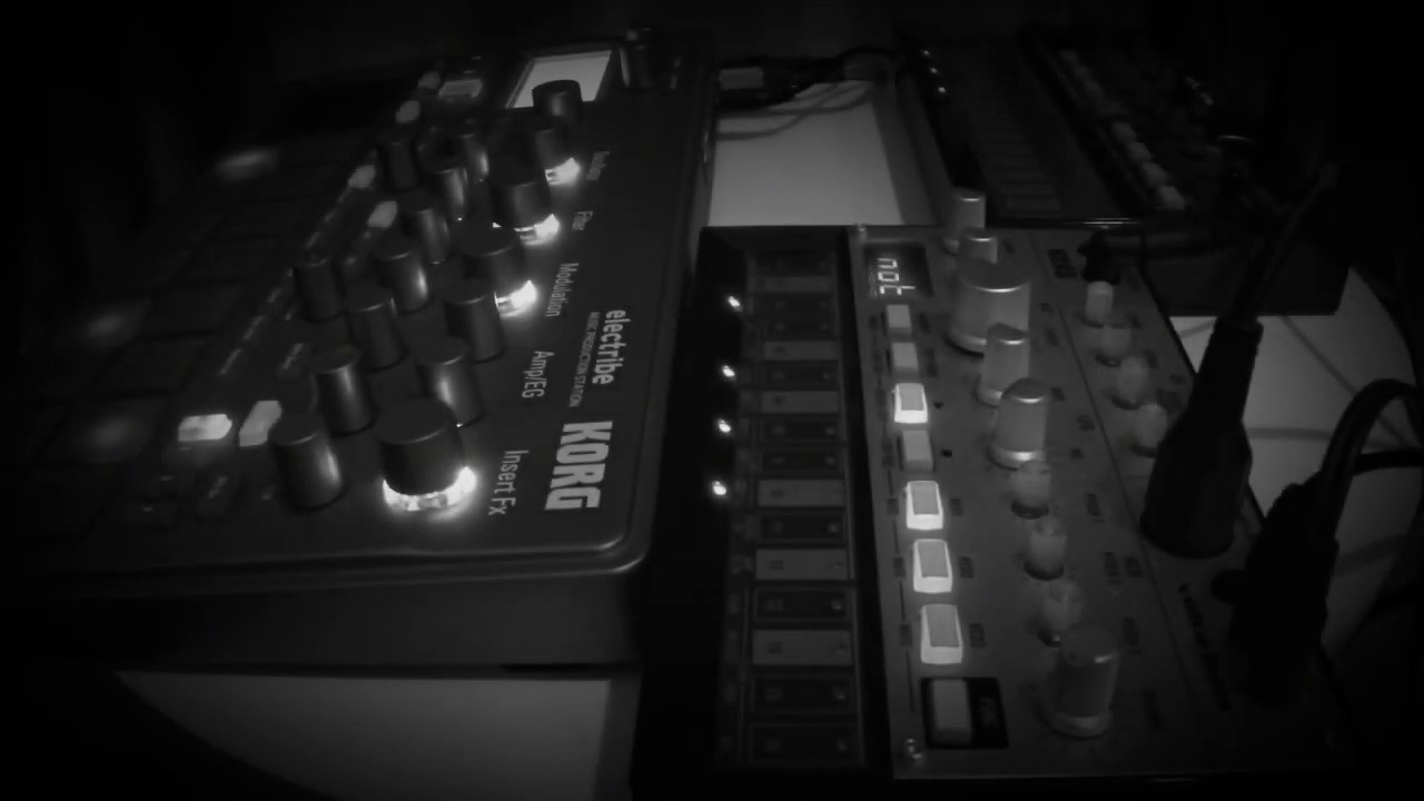 Korg Electribe 2 - Volca FM & Bass Dub Techno Session 1