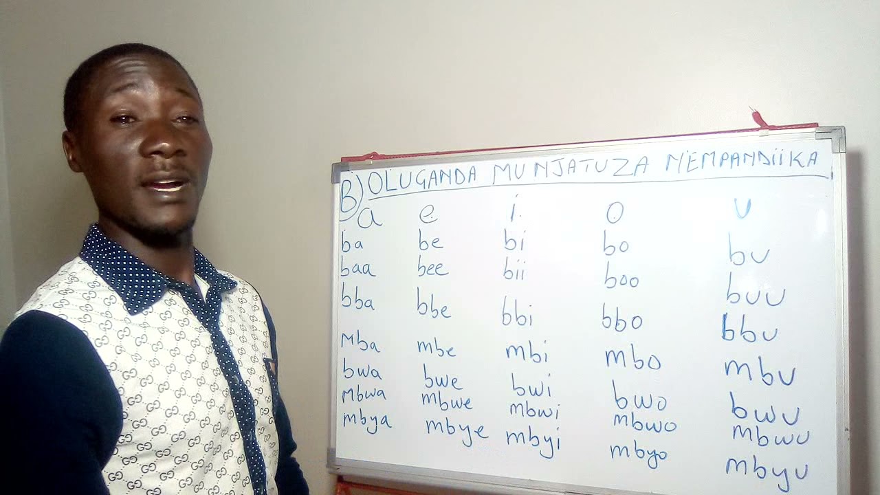 Yiga oluganda munjatuza ne'mpandiika entuufu.