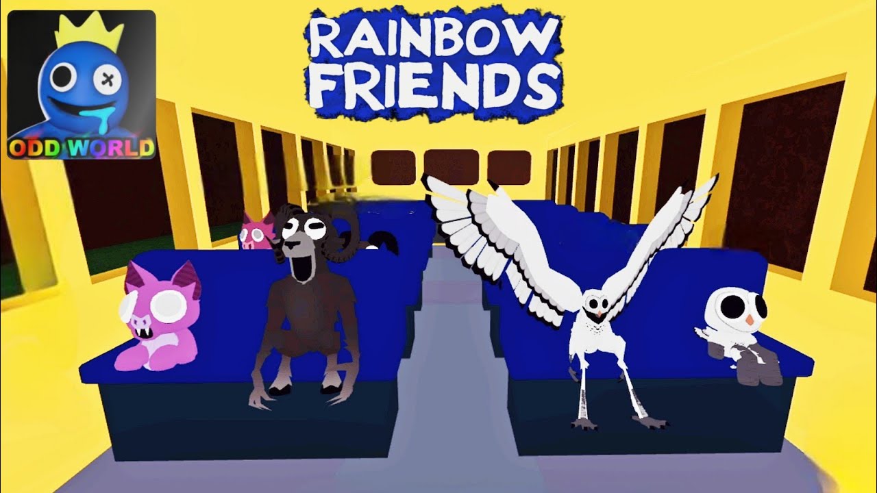 Playing As Baby Owl Ram Bat Vs Normal Owl Ram Bat In Rainbow Friends Full Gameplay